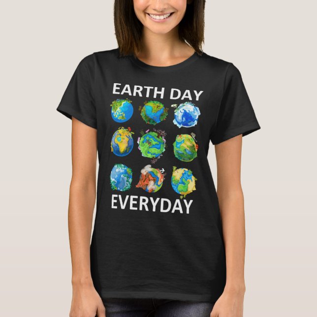 Camiseta Día de la Tierra Divertido Día de la Tierra Divert (Anverso)