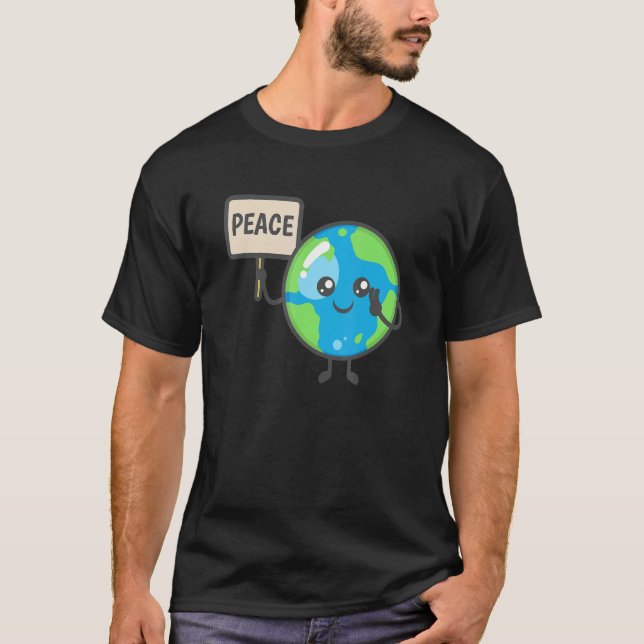 Camiseta Día de la Tierra Ecológica para los Hombres Mujere (Anverso)