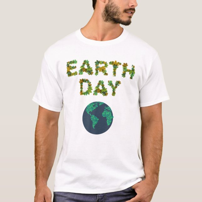 Camiseta Día de la Tierra en el Planeta Tierra (Anverso)