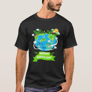 Camiseta Día de la Tierra en forma de corazón Abejas de tod