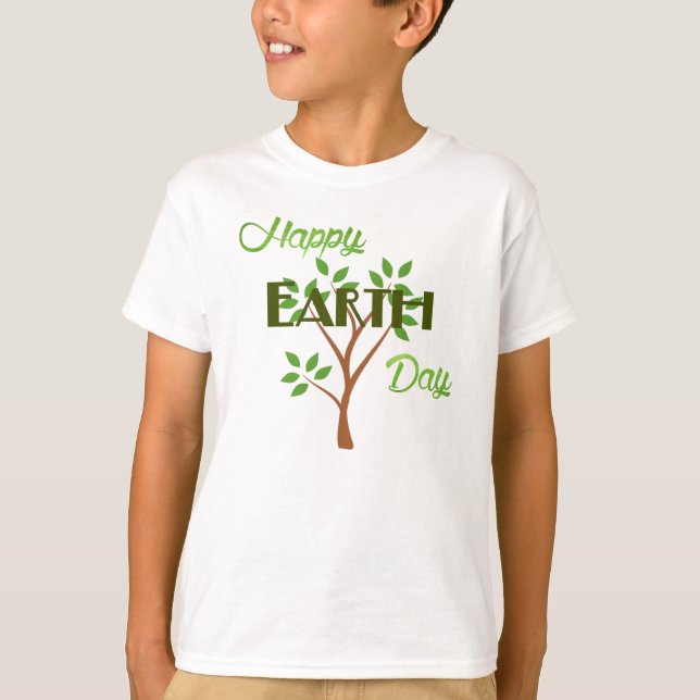 CAMISETA DÍA DE LA TIERRA FELIZ (Anverso)