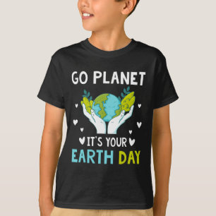 Camiseta Día de la Tierra hombres niños niños Chicas se vue