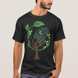 Camiseta Día de la Tierra, la naturaleza adora el protocolo