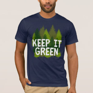 Camiseta Día de la Tierra Manténgalo Verde Respeto a los ár