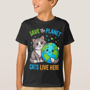 Camiseta Día de la Tierra mujeres hombres salvan el planeta