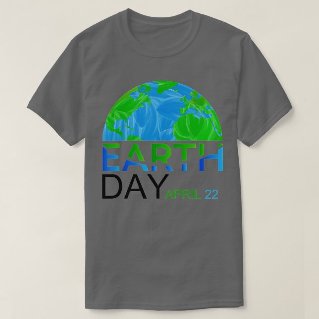 Camiseta Día de la Tierra Niños Mujeres Jóvenes - Feliz Día (Diseño del anverso)