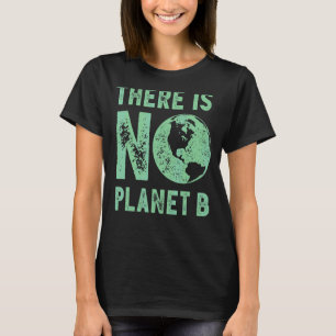 Camiseta Día de la Tierra No Hay Planeta B Mujeres Medio Am