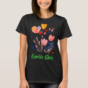 Camiseta Día de la Tierra planeta verde conciencia ambienta