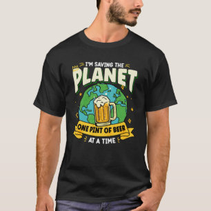 Camiseta Día De La Tierra Salvando A Mi Planeta Una Pinta D