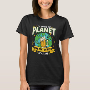 Camiseta Día De La Tierra Salvando A Mi Planeta Una Pinta D