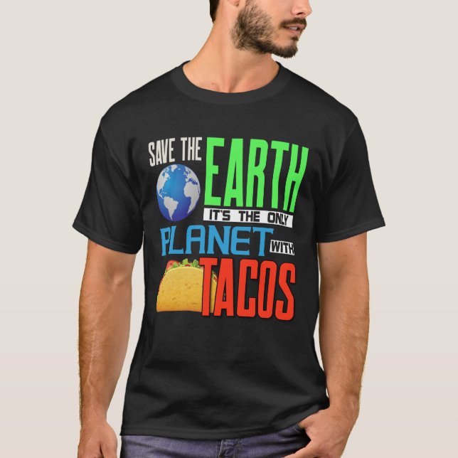 Camiseta Día de la Tierra Salvemos nuestro planeta único co (Anverso)