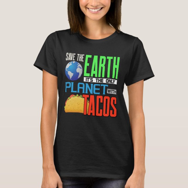 Camiseta Día de la Tierra Salvemos Nuestro Solo Planeta Tie (Anverso)