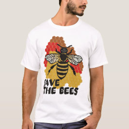 Camiseta Día de la Tierra, salven a las abejas