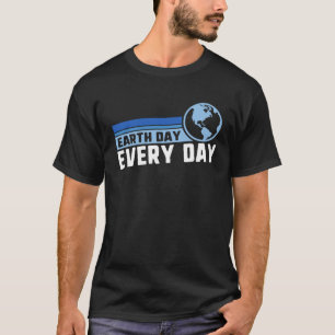 Camiseta Día de la Tierra Todos los Días Arcoiris Pino Natu