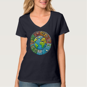 Camiseta Día de la Tierra todos los días de todas las maner