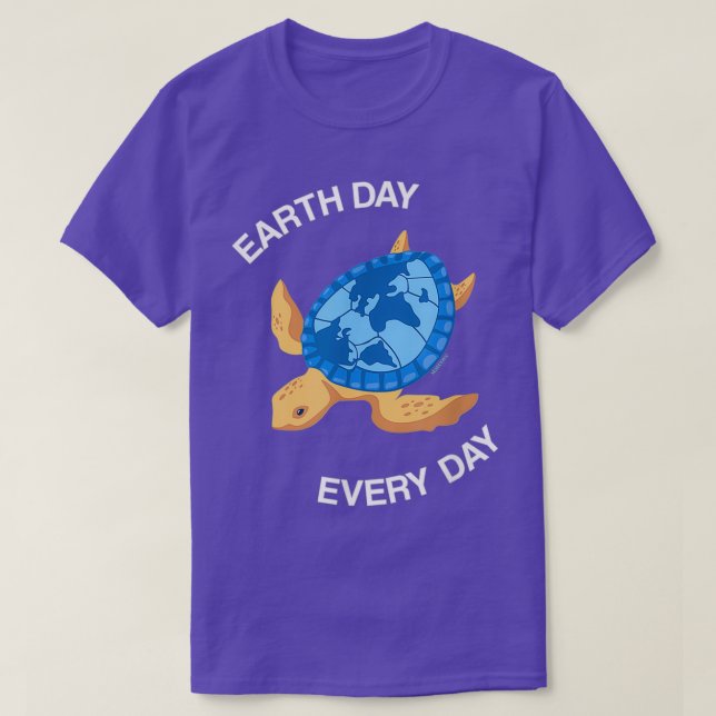 Camiseta Día de la Tierra Todos Los Días El Planeta Mapa Mu (Diseño del anverso)