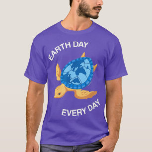 Camiseta Día de la Tierra Todos Los Días El Planeta Mapa Mu