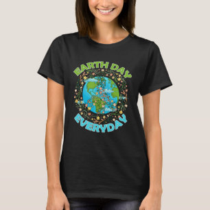 Camiseta Día de la Tierra Todos los Días Entorno Mundial de