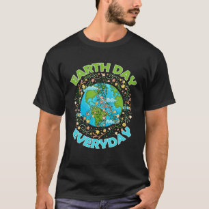 Camiseta Día de la Tierra Todos los Días Mundo Paz Global M