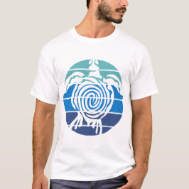 Camiseta Día de la Tierra, tortuga marina, limpie el océano