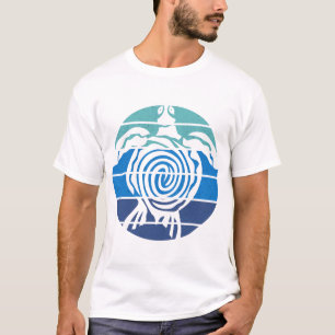 Camiseta Día de la Tierra, tortuga marina, limpie el océano