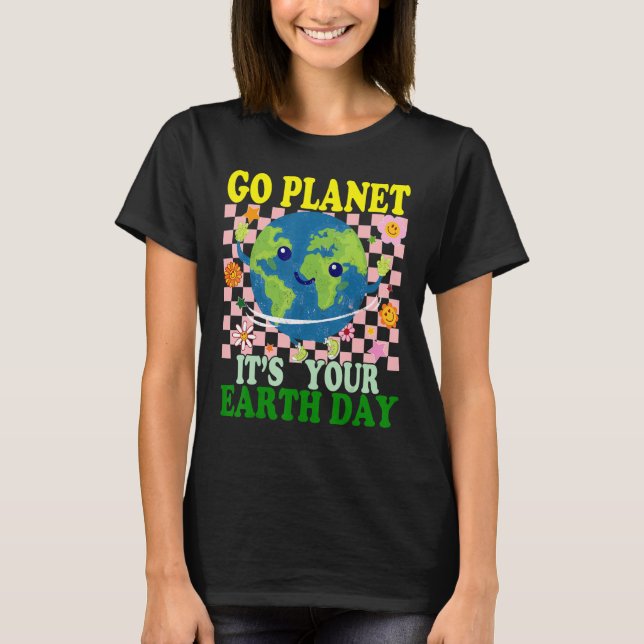 Camiseta Día de la Tierra Vamos planeta es tu mujer más ric (Anverso)