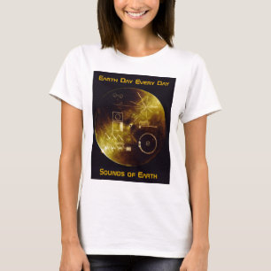 Camiseta Día de la Tierra - Voyager - Disco de oro Sonidos