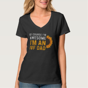 Camiseta Día de la transferencia del padre guerrero de FIV