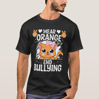 Camiseta Día de la Unidad 2021 Usar Naranja terminar acoso