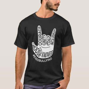 Camiseta Día de la Unidad 2022 Rótulo de amor anti bullying