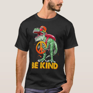 Camiseta Día de la Unidad Dinosaurio Rex Be Kind Anti bully
