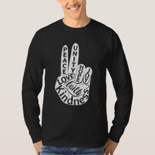 Camiseta Día de la Unidad Niños Naranjas 2022 Señal de Amor