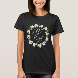 Camiseta día de la unidad sé amable flores de jazmín