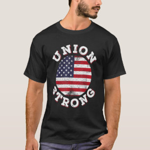 Camiseta Día de la Unión por el Trabajo Fuerte para las Muj