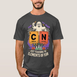Camiseta Día de las Brujas 67 Meme Ciencia Profesor de Quím