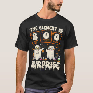 Camiseta Día de las Brujas Ciencia Fantasma Maestro El Elem