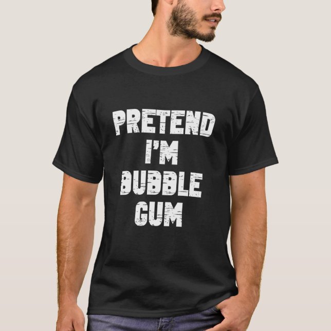 Camiseta Día de las Brujas Finge que soy un disfraz de chic (Anverso)