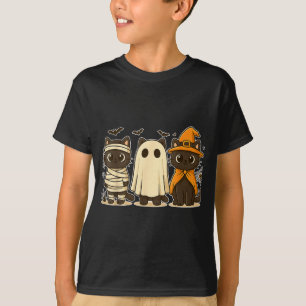 Camiseta Día de las Brujas Payaso Calabaza Halloween Gato N