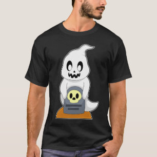 Camiseta Día de las Brujas Tumba Fantasma