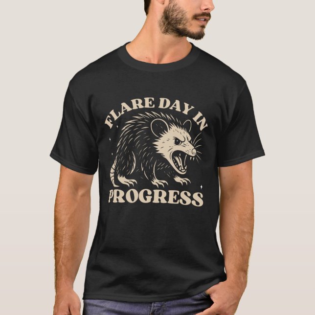 Camiseta Día de las Flores de Possum | Gracioso Opossum sar (Anverso)