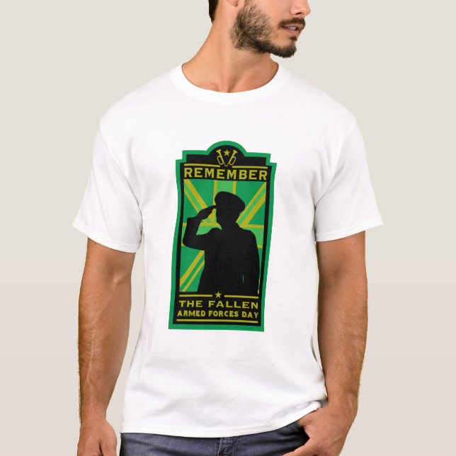 Camiseta Día de las Fuerzas Armadas Británicas (Anverso)