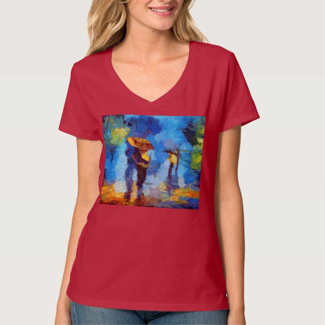 Camiseta Día de las Lluvias en París (Anverso)
