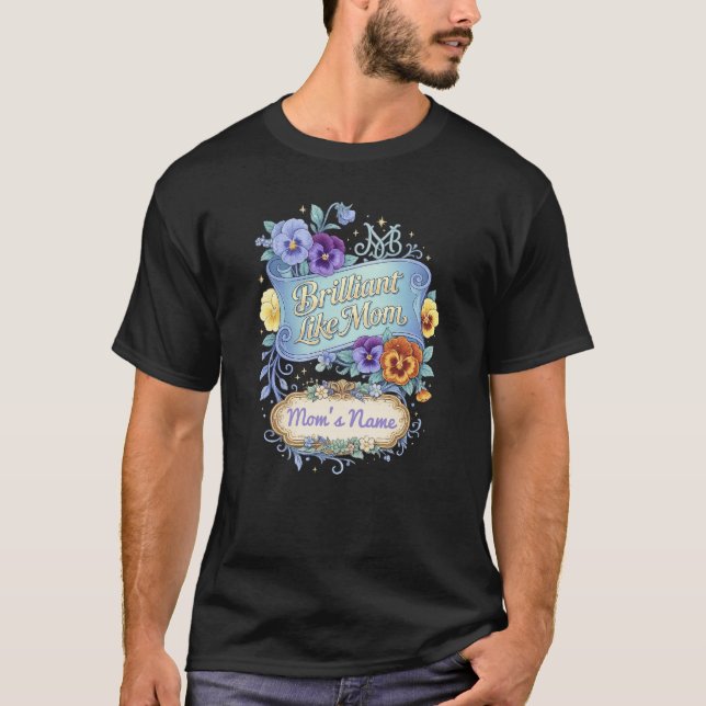 Camiseta Día de las madres - Brillante como mamá (Anverso)