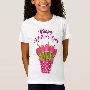 Camiseta día de las madres felices