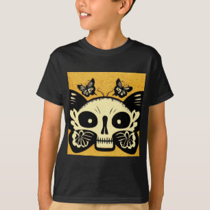 Camiseta Día de las Mariposas Muertas Woodcut 1