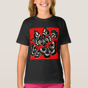 Camiseta Día de las mariposas muertas Woodcut 2