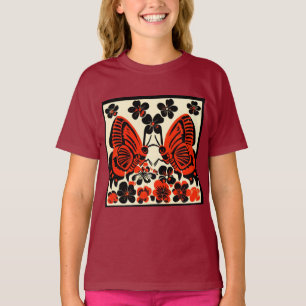 Camiseta Día de las Mariposas Muertas Woodcut 3