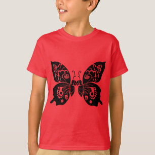 Camiseta Día de las mariposas muertas Woodcut 4