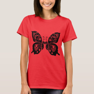 Camiseta Día de las mariposas muertas Woodcut 4