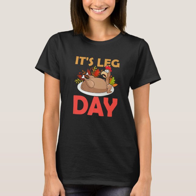 Camiseta Día de las Piernas, Día de Acción de Gracias, Gimn (Anverso)